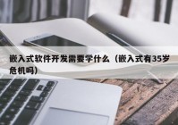 嵌入式软件开发需要学什么（嵌入式有35岁危机吗）